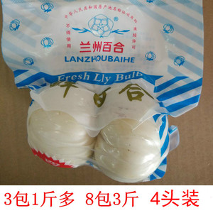 兰州特产西果园新鲜食用甜百合真空包装六年生大四头皇送包装礼盒