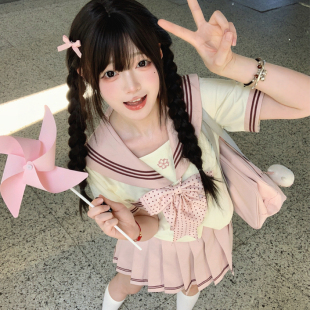 日系学院风甜美女学生制服套装 原创jk制服水手服正版 樱花之恋