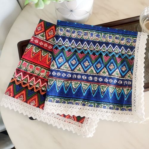 电器防尘盖布清新民族风经典格子