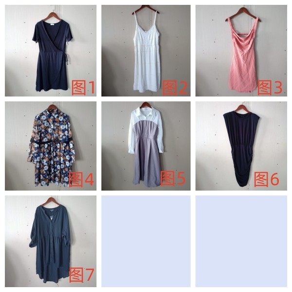 外贸新品夏季女装韩版时尚多色多款修身连衣裙 女生气质连衣裙A46
