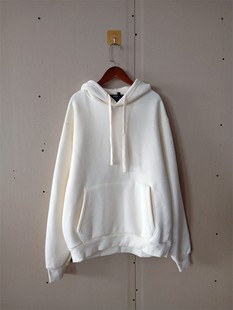 外贸新品 欧美休闲拉绒保暖连帽宽松男女简约百搭卫衣A90 春秋女装