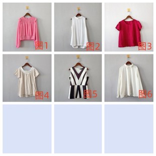 日韩休闲时尚 女装 多色多款 圆领修身 A42 外贸新品 上衣女雪纺衫 夏季