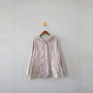 日单休闲连帽拉链双口袋宽松长袖 女装 女生纯棉外套 秋季 外贸新品