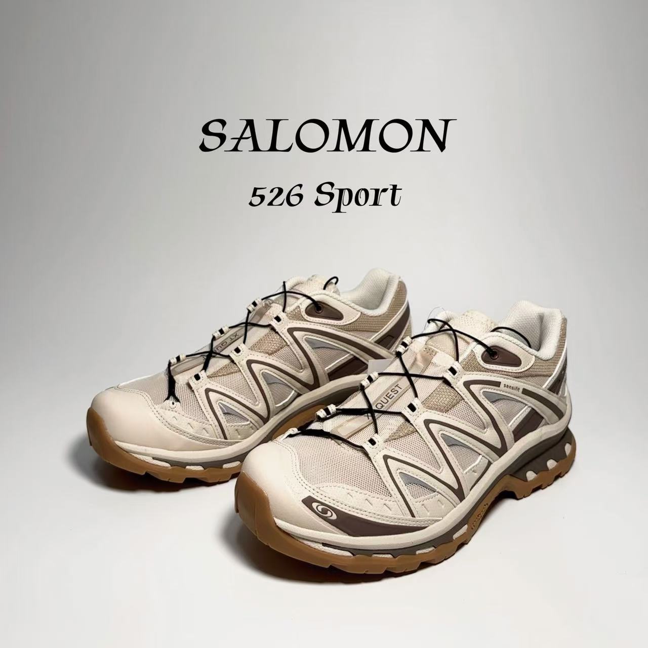 salomon萨洛蒙xt-quest棕运动鞋