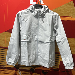 鸿星尔克男装2024年秋冬新款男梭织加厚风衣带帽外套11223402050