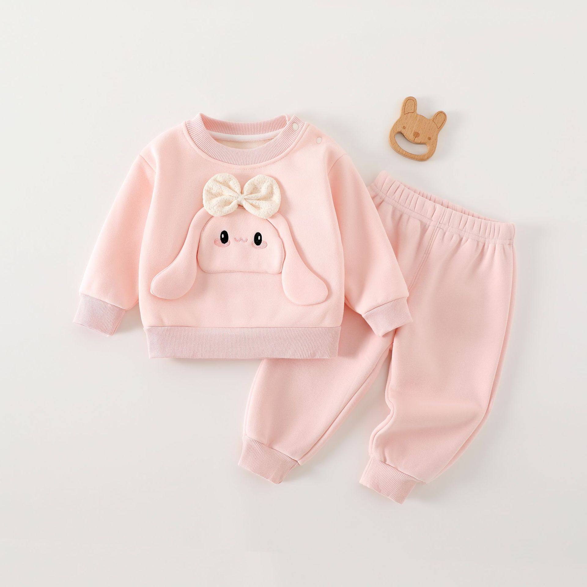 0-3岁套装春秋季加绒加厚外衣裤分体卡通男女宝宝秋装外穿两件套,童装/婴儿装/亲子装,儿童运动套装,淘宝优惠券,粉丝福利购,淘宝优惠卷