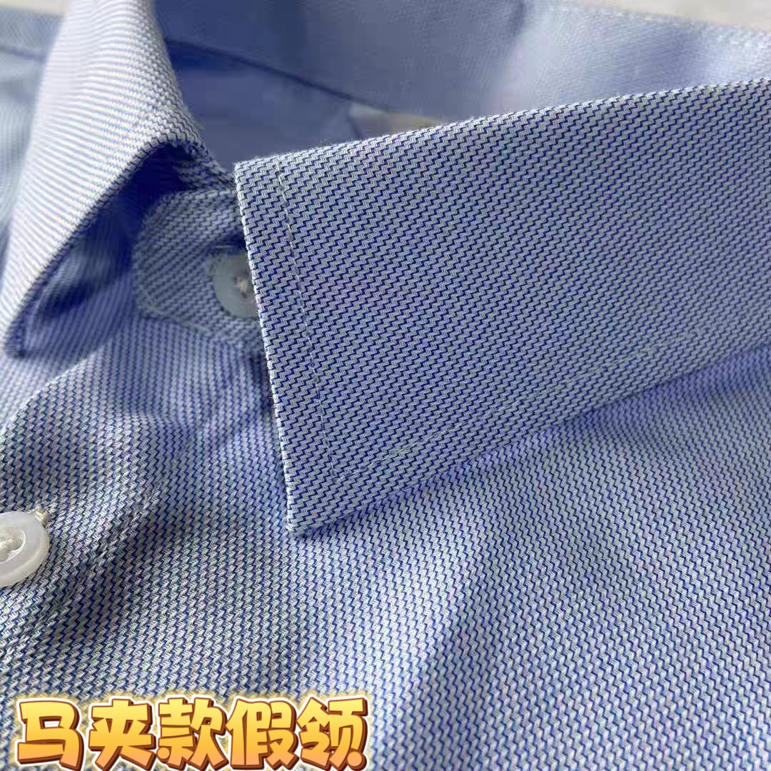 农业银行职工手工假领子免熨烫抗皱假领男女通用衬衣领正规尺码