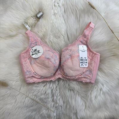 雪之川大码薄杯硬钢圈上托文胸