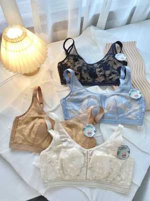 透气防滑三明治贝壳杯文胸聚拢