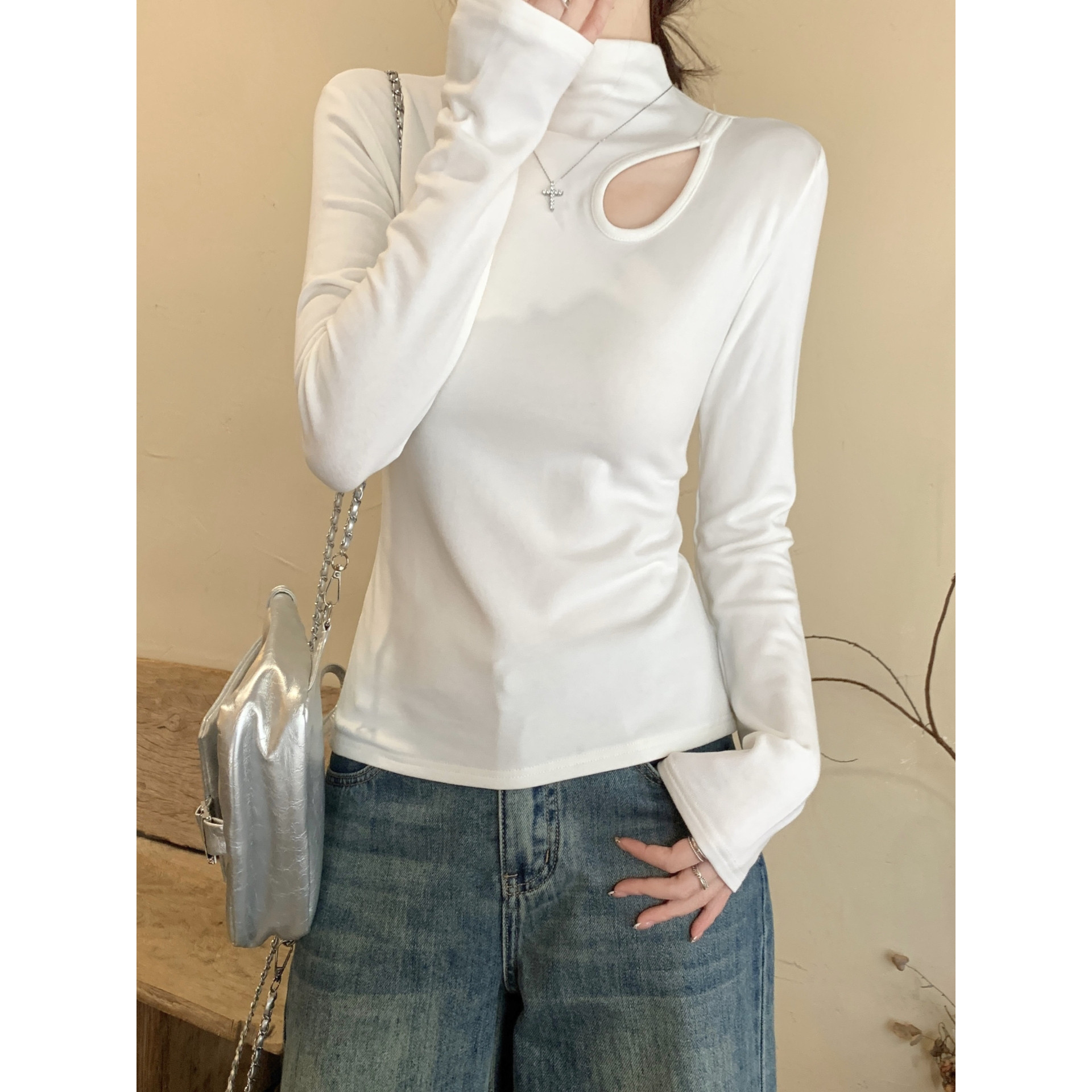 镂空露肩辣妈款外穿哺乳t恤秋冬磨毛薄绒修身打底衫产后喂奶上衣,孕妇装/孕产妇用品/营养,家居服上装,淘宝优惠券,粉丝福利购,淘宝优惠卷