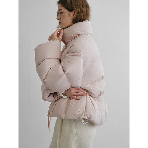 POPCHRIO欧可芮 短款羽绒+羊毛针织衫