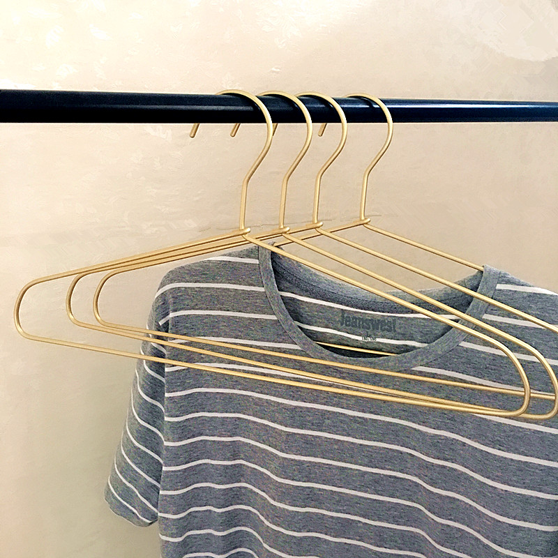 无印衣架网红铝线家用干湿不生锈