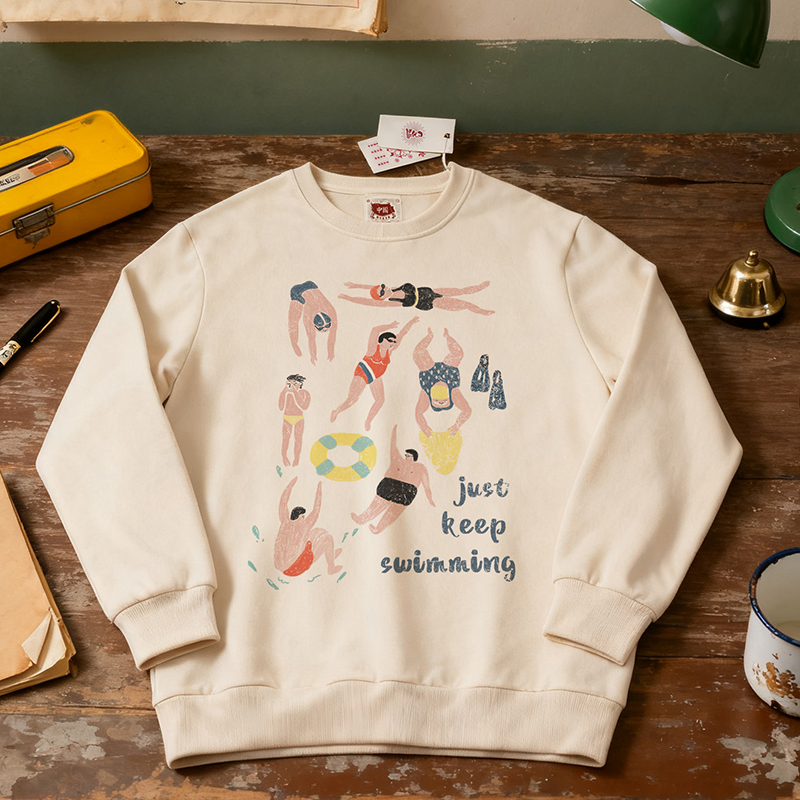 谢先绅国潮复古80年代纯棉卫衣