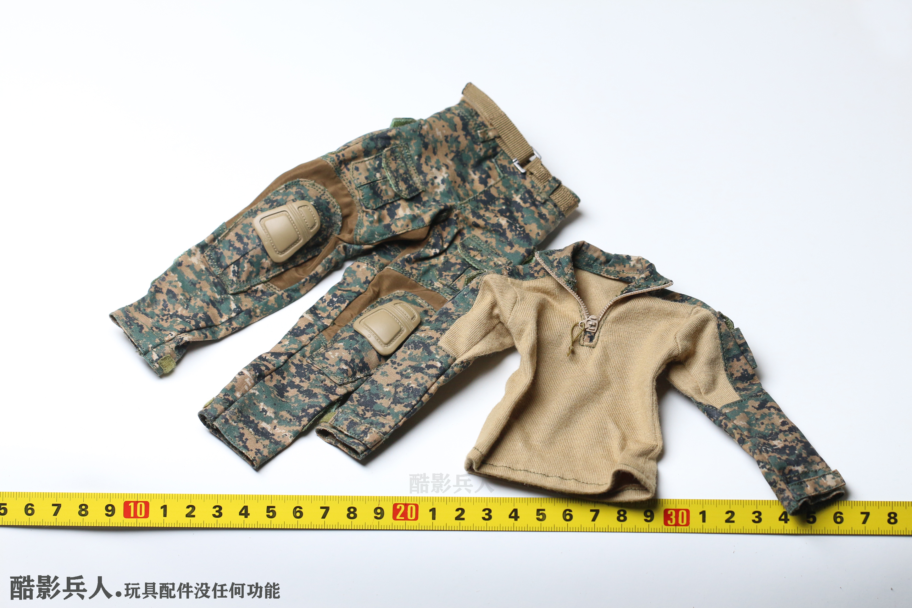 DAMTOYS DAM 1/6 78089 侦察排 作战服 衣服 裤子 腰带 人偶配件