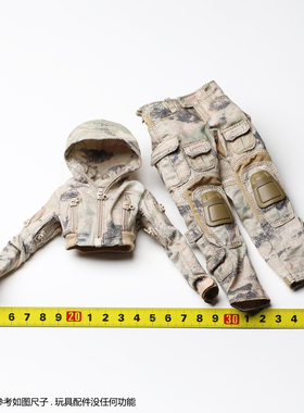 FLAGSET 1/6 FS 女兵人 73051 狙击手 云雀 制服 作战服上衣裤子