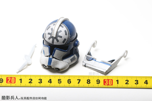 HOTTOYS HT 1/6 TMS064 星战 克隆人战争 克隆兵 杰西 头雕 头盔