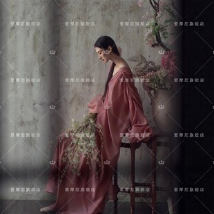 2025影楼新款画意国风新中式氛围感写真服装气质清冷感肖像摄影服