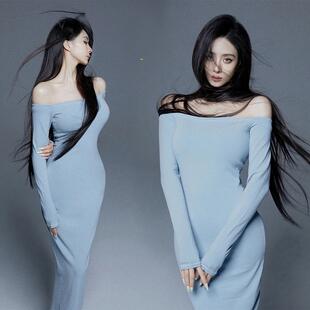 清冷感私房个人肖像艺术照影楼服装 写真主题简约风少女新中式 新款