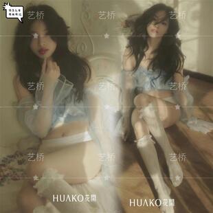 影楼新款 早春绿野清新芭蕾少女氛围感私房艺术照摄影 个人写真服装