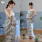 拍照连衣裙孕妇照片写真衣服 影楼主题唯美孕妈修身 新款 孕妇照服装