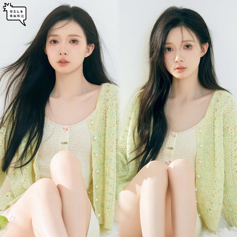 影楼形象写真生日主题韩系高级感甜美少女个人肖像艺术照摄影服装