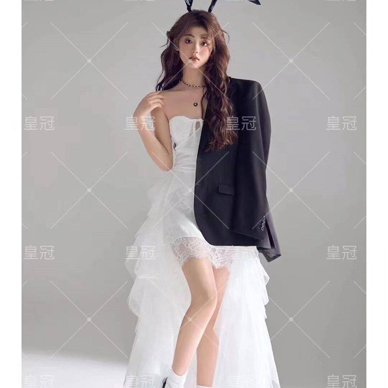 影楼新款写真主题服装可爱兔子风格甜美少女杂志感个人艺术照摄影