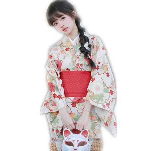 照相馆新款个人日系甜美萌妹旅拍写真樱花少女改良和服写真照摄影