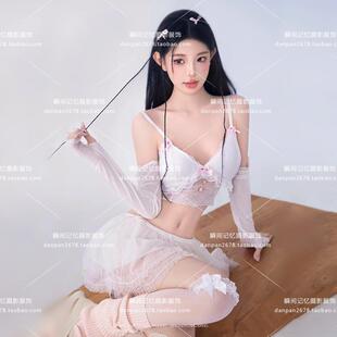 韩系清冷高级感情绪肖像写真主题影楼新款个人纯欲艺术照摄影服装