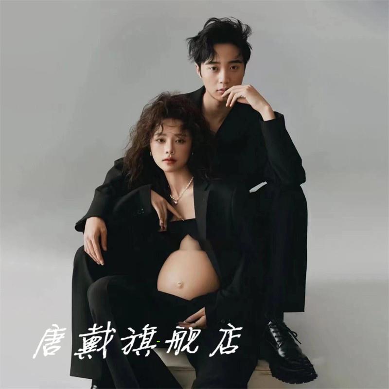 新款影楼个人写真拍照连衣裙法式复古油画风氛围感艺术照摄影服装