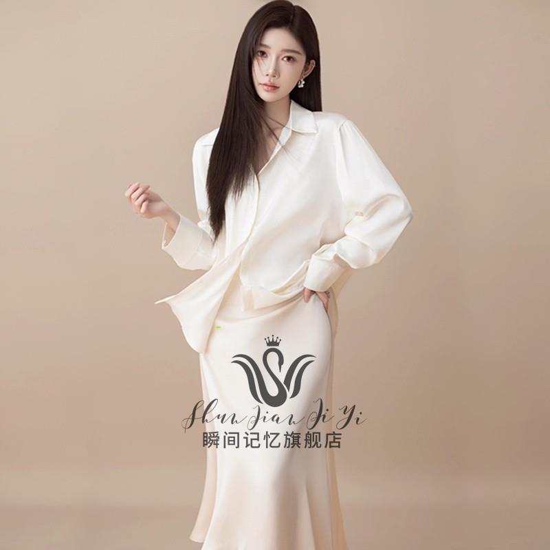 影楼个人肖像写真主题韩系简约高级感气质少女形象艺术照摄影服装