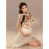 主题甜美少女感温柔孕妈咪艺术照写真服装 时尚 孕妇照服装 影楼新款