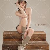 韩系欧美风甜美少女写真影楼拍照主题个人纯欲私房艺术照摄影服装