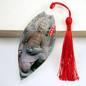 西安旅游特色景点创意书签纪念品兵马俑叶脉书签中国风创意礼品