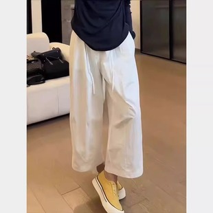 小个子显瘦百搭阔腿裤 2628 新款 女夏季 直筒休闲裤