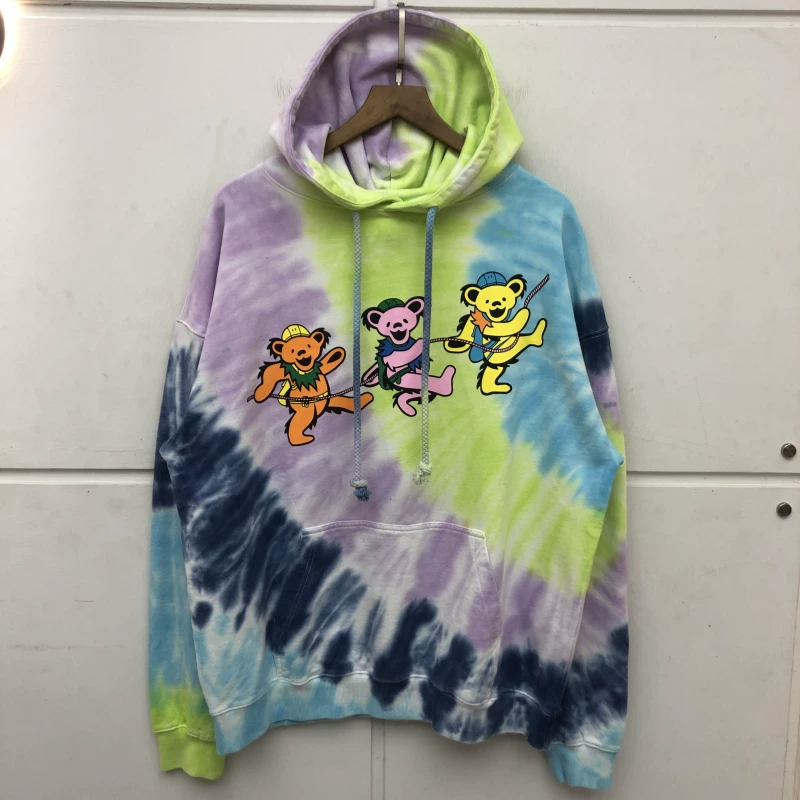 Косухи в стиле ретро с Cartoon, мужская куртка, с медвежатами, oversize