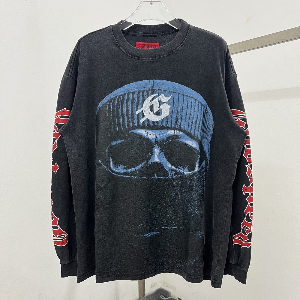 Godspeed宽松长袖T恤男