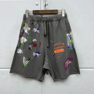 GALLERYDEPT泼墨短裤运动裤宽松