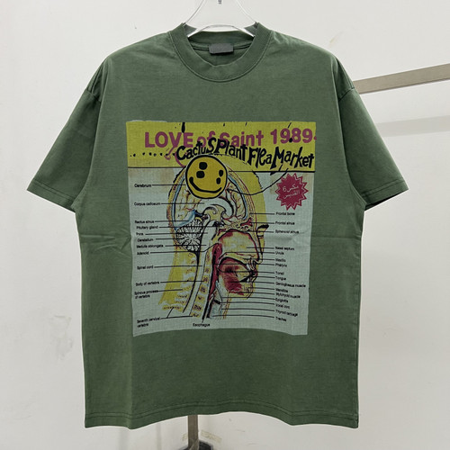 夏季水洗做旧vintage短袖T恤