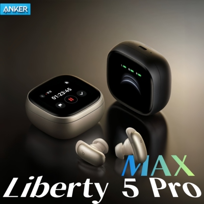 安克声阔Thus消噪耳机Liberty5 Pro Max主动降噪无线蓝牙AI随身记