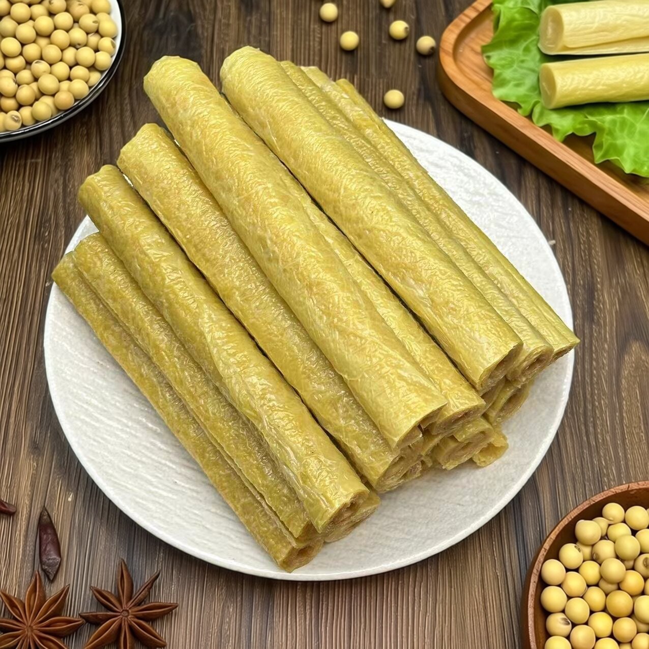 安徽特产豆腐棍子六安农家手工豆笋豆棒豆筋豆棍腐竹豆杆干货豆皮