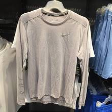 027 耐克NIKE男子运动训练健身跑步透气长袖 T恤910831