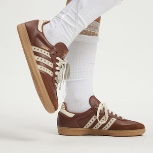 W女子「T头鞋 」经典 运动鞋 JR8821 adidas 德训鞋 阿迪达斯SAMBA