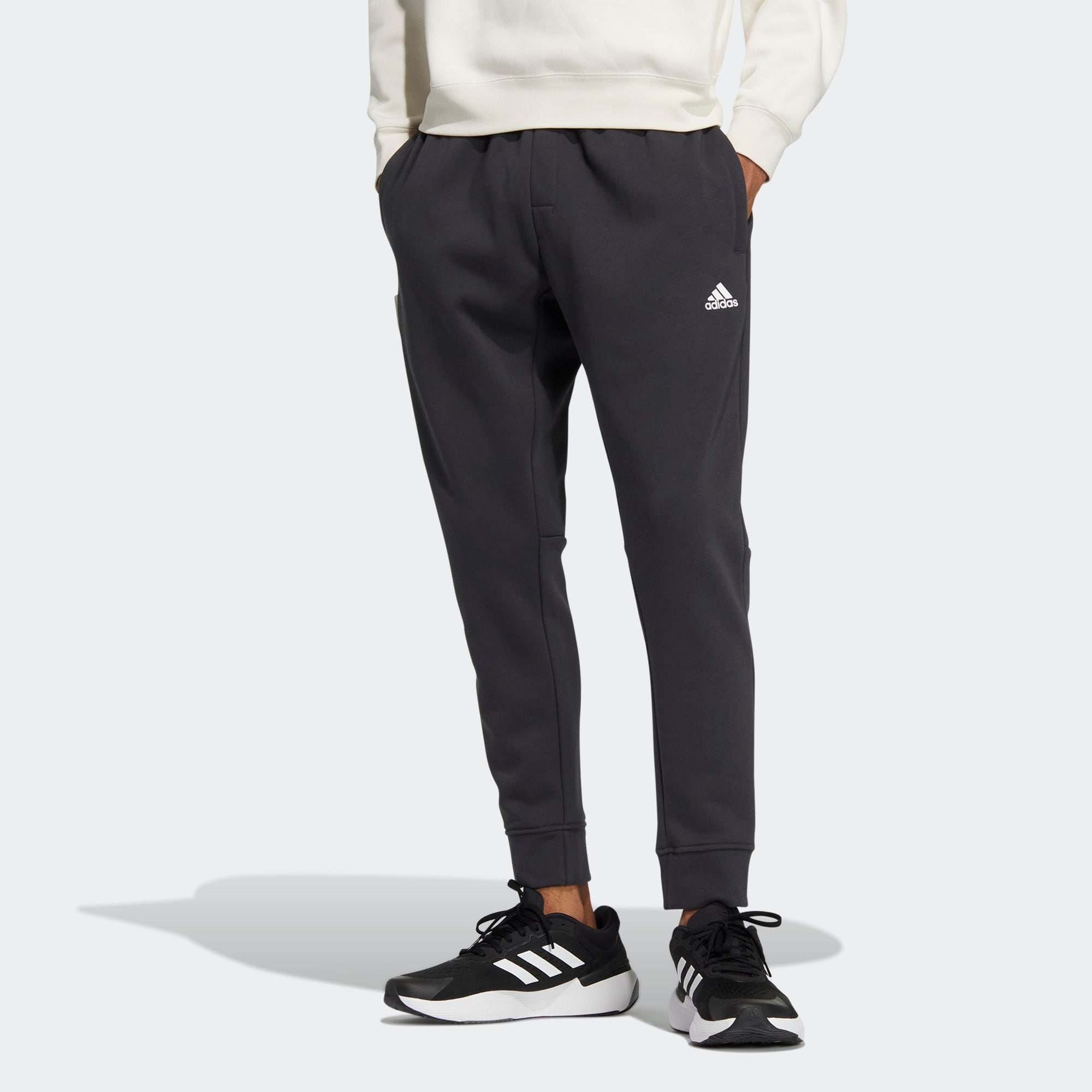 Adidas/阿迪达斯正品男女加绒保暖束脚锥形运动休闲九分裤IB2730,运动服/休闲服装,运动长裤,淘宝优惠券,粉丝福利购,淘宝优惠卷