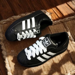 Adidas阿迪达斯正品男女同款经典贝壳头板鞋运动鞋KK4474  KK4473