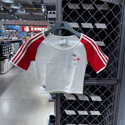 Adidas/阿迪达斯3S BB TEE SNAP 女运动短袖T恤IY2268