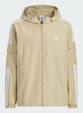 Adidas/阿迪达斯正品男女同款经典运动连帽夹克外套KB1943