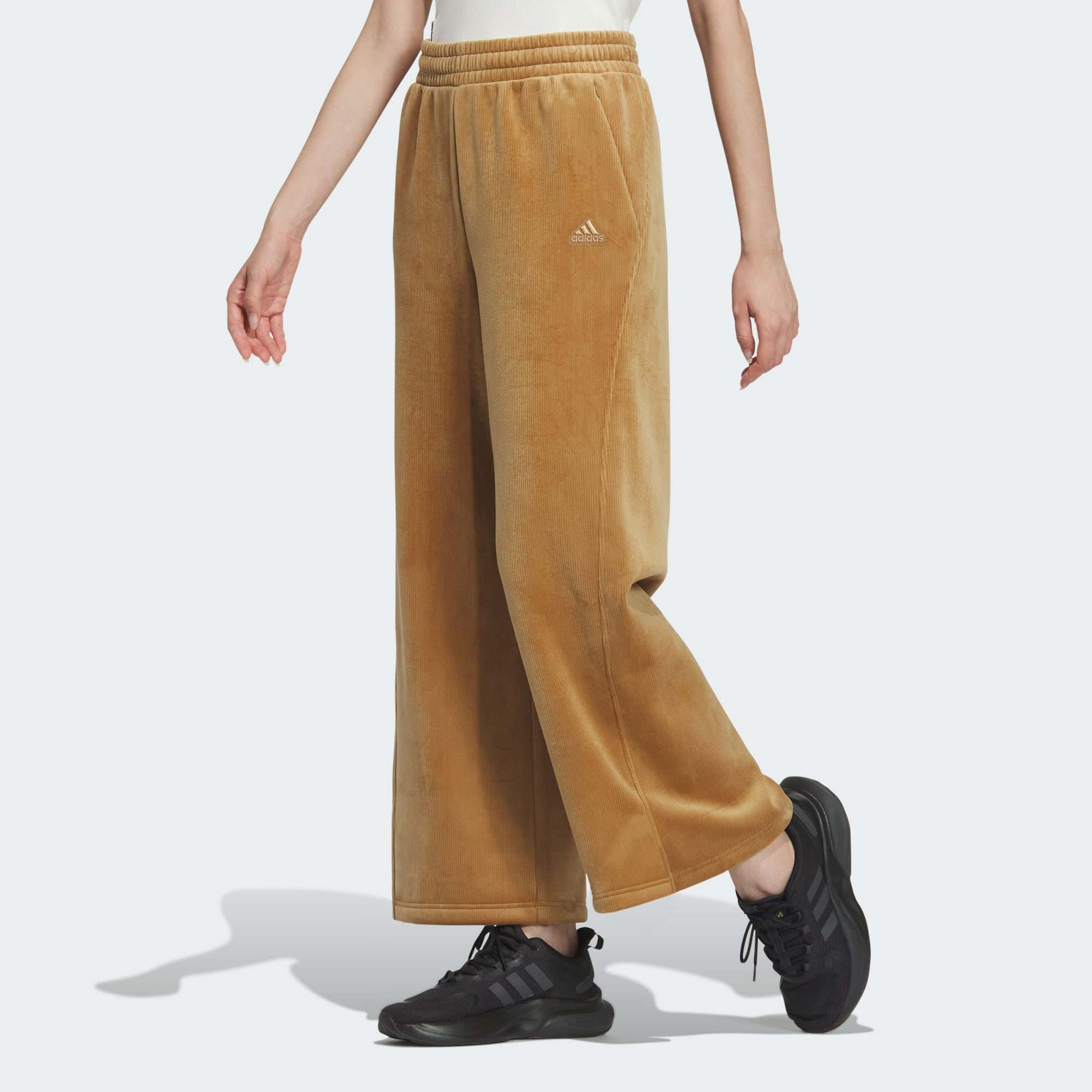 Adidas/阿迪达斯LOUNGE WARM PNT女子阔腿运动休闲直筒裤JJ1125,运动服/休闲服装,运动长裤,淘宝优惠券,粉丝福利购,淘宝优惠卷