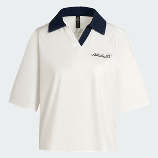 断码特卖Adidas/阿迪达斯女子休闲时尚短袖运动透气T恤JM8789
