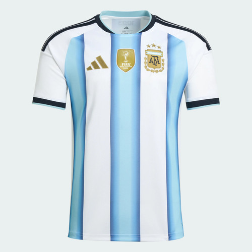 Adidas阿迪达斯阿根廷国家队世界杯球衣主场球迷版速干短袖JM8396