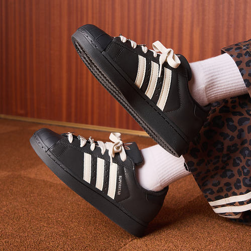adidas阿迪达斯三叶草男女同款经典贝壳头板鞋运动鞋IH1628
